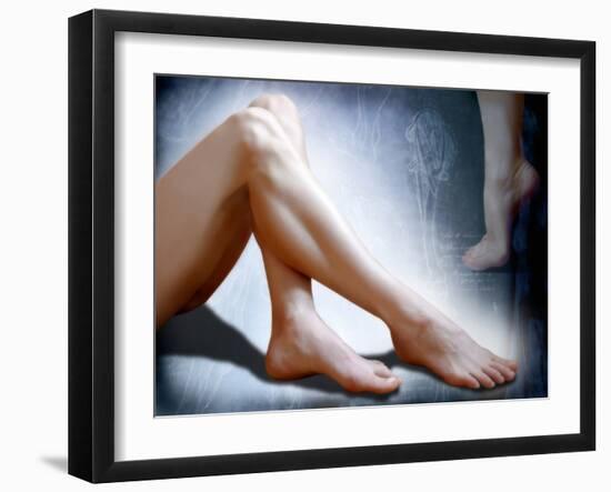 Woman's Legs-Miriam Maslo-Framed Photographic Print