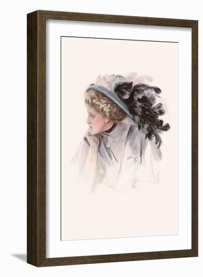 Woman's Letter-Harrison Fisher-Framed Art Print