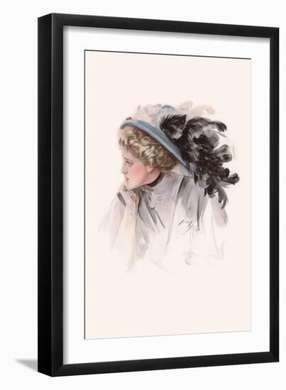 Woman's Letter-Harrison Fisher-Framed Art Print