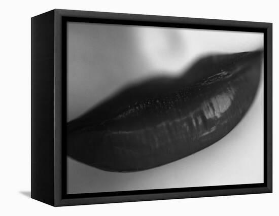 Woman's Lips-Henry Horenstein-Framed Premier Image Canvas