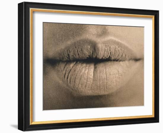 Woman's Lips-Cristina-Framed Photographic Print