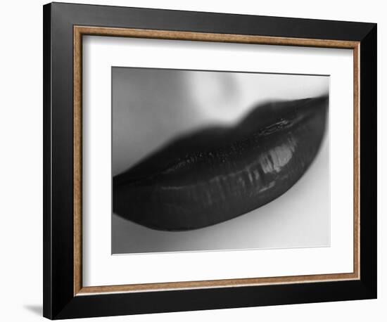 Woman's Lips-Henry Horenstein-Framed Photographic Print