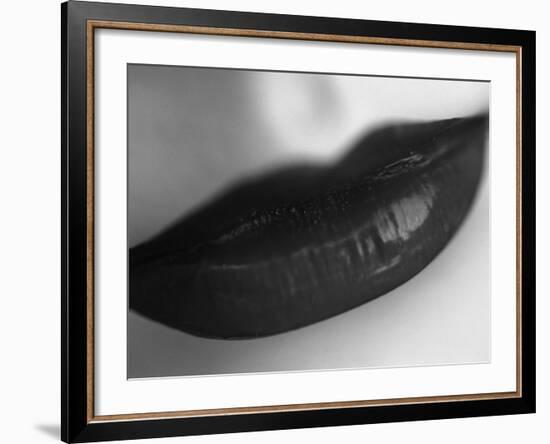 Woman's Lips-Henry Horenstein-Framed Photographic Print