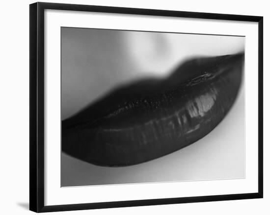 Woman's Lips-Henry Horenstein-Framed Photographic Print