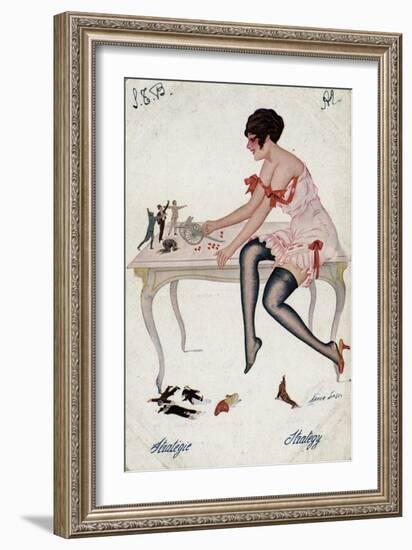 Woman's Strategy-Xavier Sager-Framed Art Print