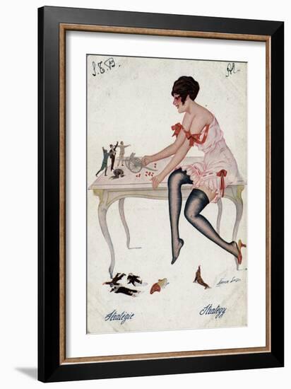 Woman's Strategy-Xavier Sager-Framed Art Print