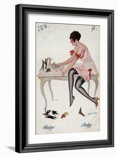 Woman's Strategy-Xavier Sager-Framed Art Print