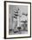 Woman Scrubbing Kitchen Floor with Brushes Attached to Her Feet-Allan Grant-Framed Photographic Print