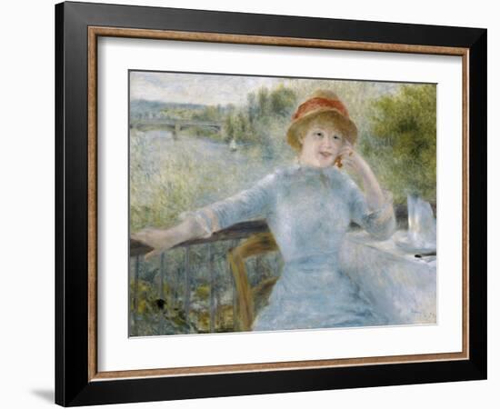 Woman Seated, 1879-Pierre-Auguste Renoir-Framed Giclee Print