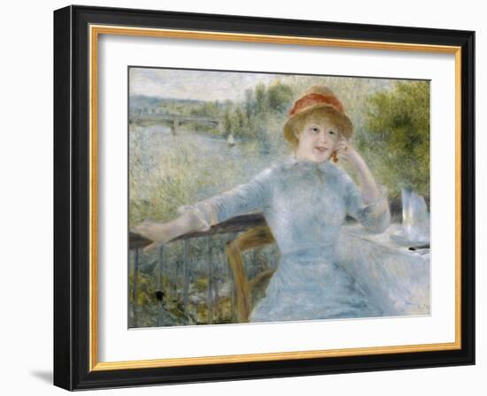 Woman Seated, 1879-Pierre-Auguste Renoir-Framed Giclee Print