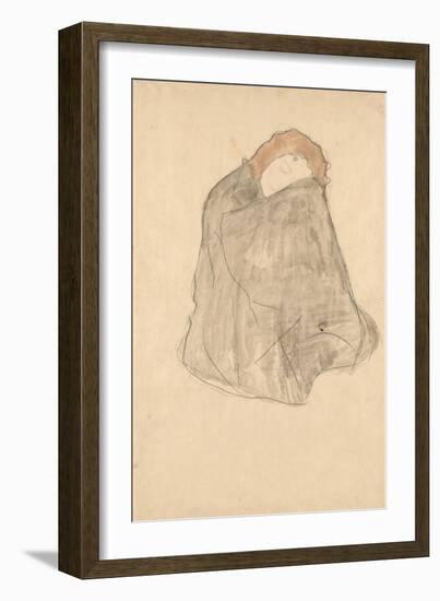 Woman Seated, 1908-1909-Gustav Klimt-Framed Giclee Print