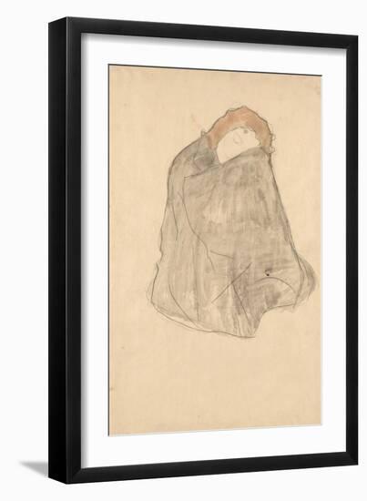 Woman Seated, 1908-1909-Gustav Klimt-Framed Giclee Print