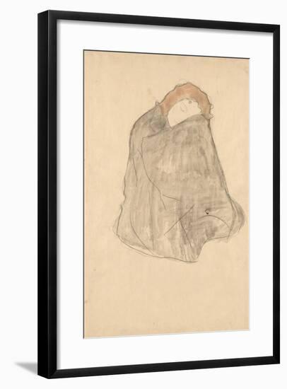 Woman Seated, 1908-1909-Gustav Klimt-Framed Giclee Print