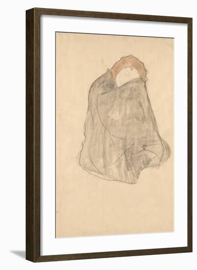 Woman Seated, 1908-1909-Gustav Klimt-Framed Giclee Print