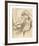 Woman Seated at an Embroidery Frame or Easel-Dante Gabriel Rossetti-Framed Premium Giclee Print