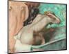 Woman Seated on a Bathtub-Edgar Degas-Mounted Art Print