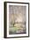 Woman Seated under the Willows-Claude Monet-Framed Giclee Print