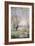 Woman Seated under the Willows-Claude Monet-Framed Art Print