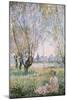 Woman Seated under the Willows-Claude Monet-Mounted Art Print