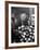 Woman Selling Vegetables at an Open Air Market Stall-Nina Leen-Framed Photographic Print