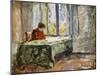 Woman Sewing-Henri Lebasque-Mounted Giclee Print