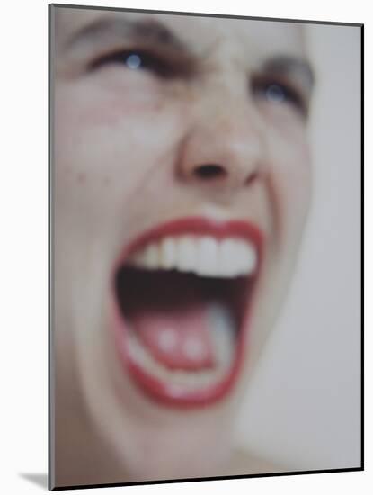 Woman Shouting-Cristina-Mounted Photographic Print