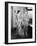 Woman Showing Her Legs to a Man-null-Framed Photo