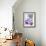 Woman Sieving Flour into a Bowl, Crockery & Eggs in Front-Linda Burgess-Framed Photographic Print displayed on a wall