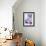 Woman Sieving Flour into a Bowl, Crockery & Eggs in Front-Linda Burgess-Framed Photographic Print displayed on a wall