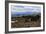 Woman Sits Next To Her Two Dogs Looking Out Into Idaho's Mountainous Landscape-Hannah Dewey-Framed Photographic Print