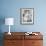 Woman Sitting at a Breakfast Table-null-Framed Photo displayed on a wall