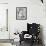 Woman Sitting at a Breakfast Table-null-Framed Photo displayed on a wall