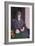 Woman Sitting at a Table (Oil on Canvas)-Harold Gilman-Framed Giclee Print