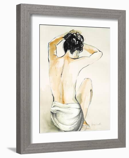 Woman Sitting I-Lanie Loreth-Framed Art Print