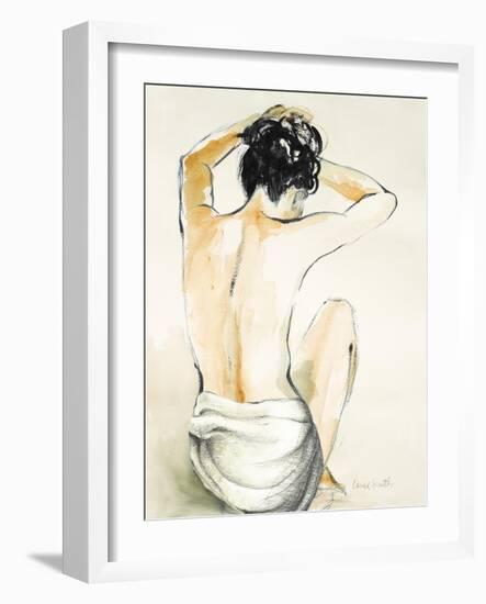 Woman Sitting I-Lanie Loreth-Framed Art Print