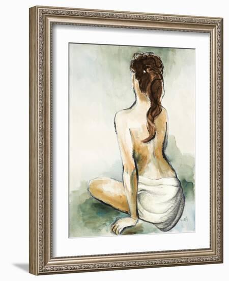 Woman Sitting II-Lanie Loreth-Framed Art Print