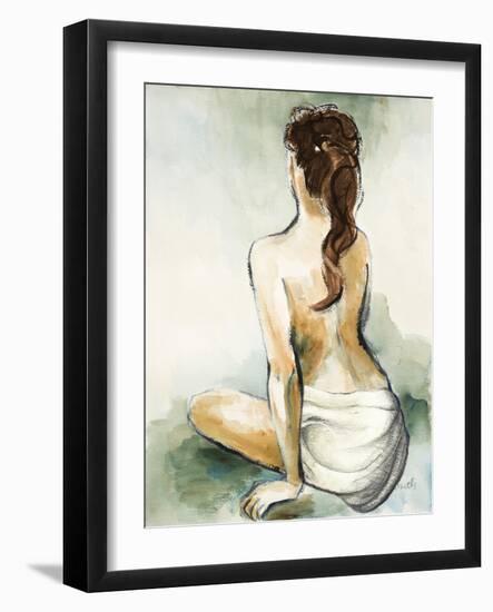 Woman Sitting II-Lanie Loreth-Framed Art Print