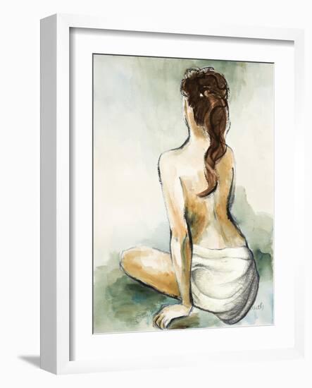 Woman Sitting II-Lanie Loreth-Framed Art Print