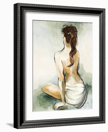 Woman Sitting II-Lanie Loreth-Framed Art Print