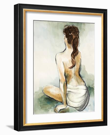 Woman Sitting II-Lanie Loreth-Framed Art Print