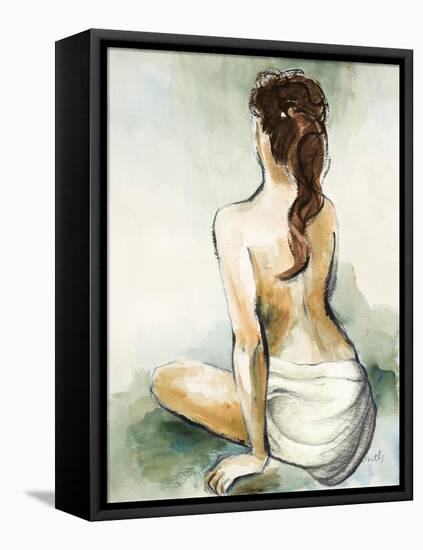 Woman Sitting II-Lanie Loreth-Framed Stretched Canvas