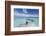 Woman Sitting on Jetty, Fakarava, Tuamotu Islands, French Polynesia (Mr)-Ian Trower-Framed Photographic Print