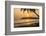 Woman Sitting on Mirissa Beach Watching the Sun Set-Matthew Williams-Ellis-Framed Photographic Print