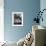 Woman Sitting under Hair Dryer Reading a Magazine-Gordon Parks-Framed Photographic Print displayed on a wall