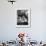 Woman Sitting under Hair Dryer Reading a Magazine-Gordon Parks-Framed Photographic Print displayed on a wall