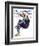 "Woman Skater," Saturday Evening Post Cover, January 21, 1933-Guy Hoff-Framed Giclee Print