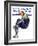 "Woman Skater," Saturday Evening Post Cover, January 21, 1933-Guy Hoff-Framed Giclee Print