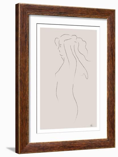 Woman Sketch-1x Studio II-Framed Giclee Print