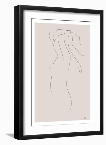 Woman Sketch-1x Studio II-Framed Giclee Print