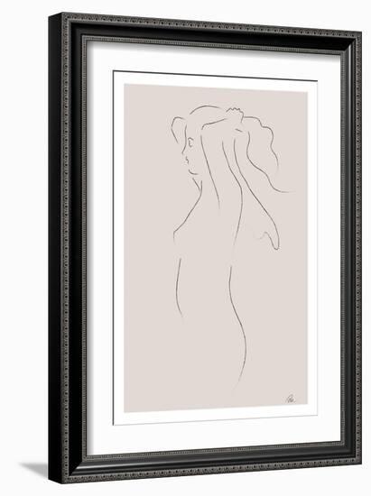 Woman Sketch-1x Studio II-Framed Giclee Print